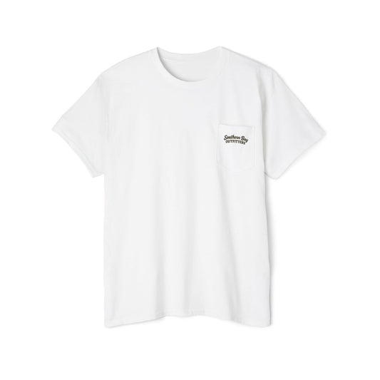 Topographic Boot Pocketed T-Shirt