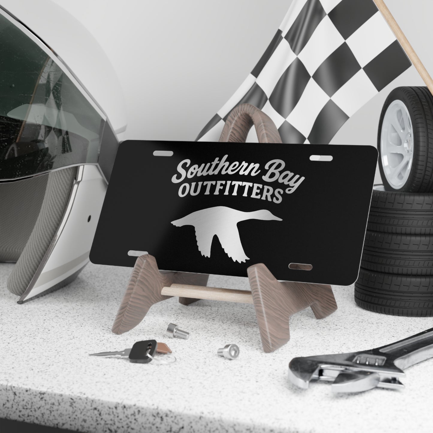 Southern Bay Chrome Logo Plate