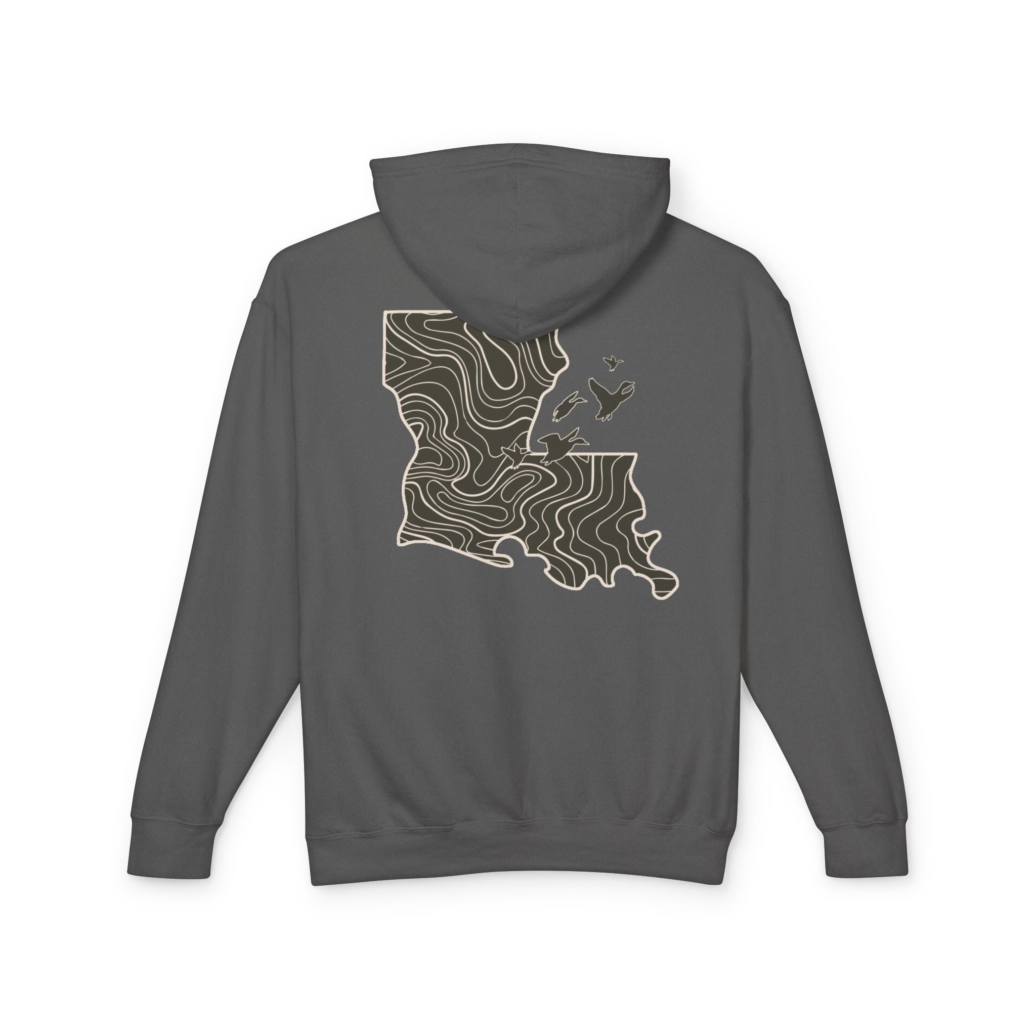 Topographic Boot Hoodie