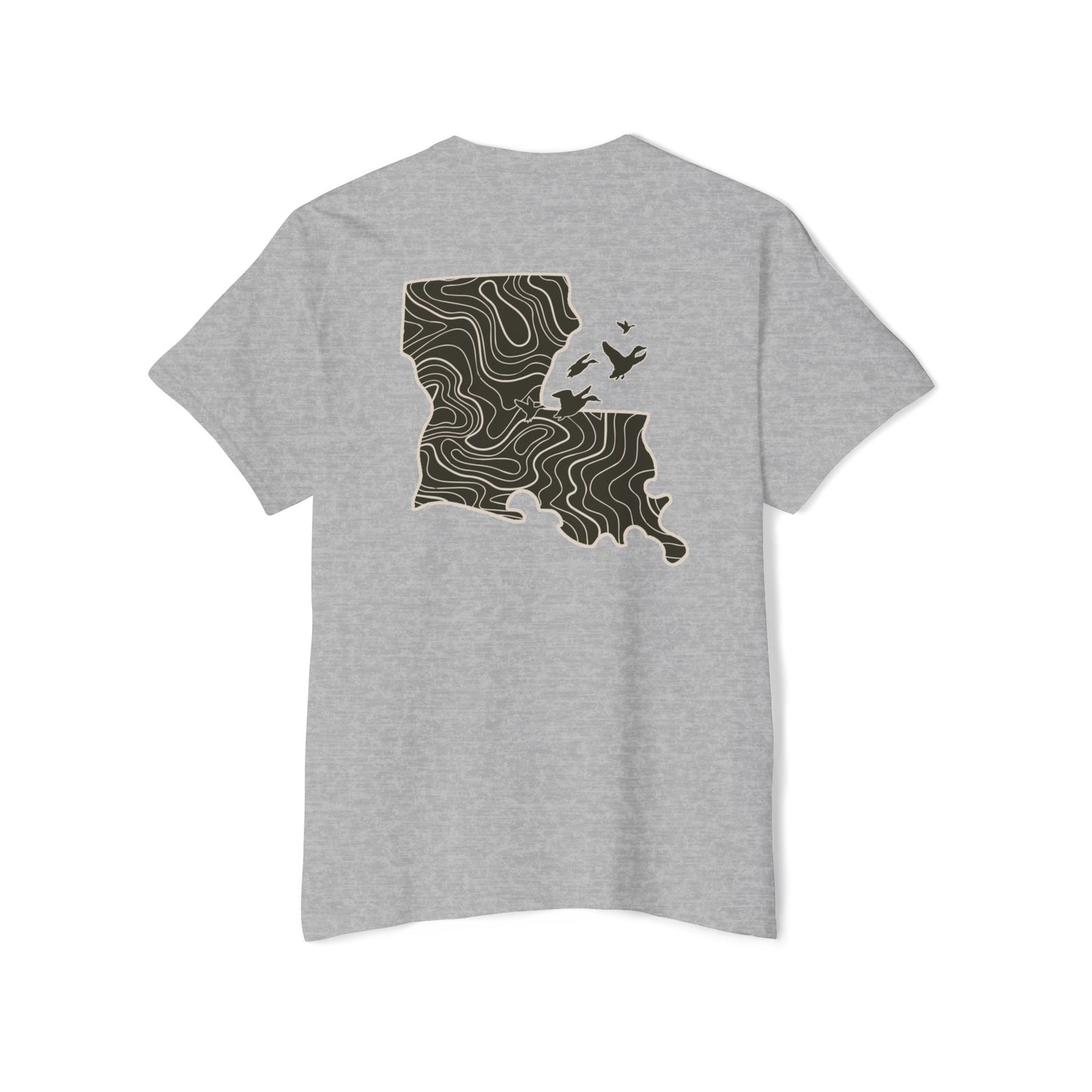 Topographic Boot Pocketed T-Shirt