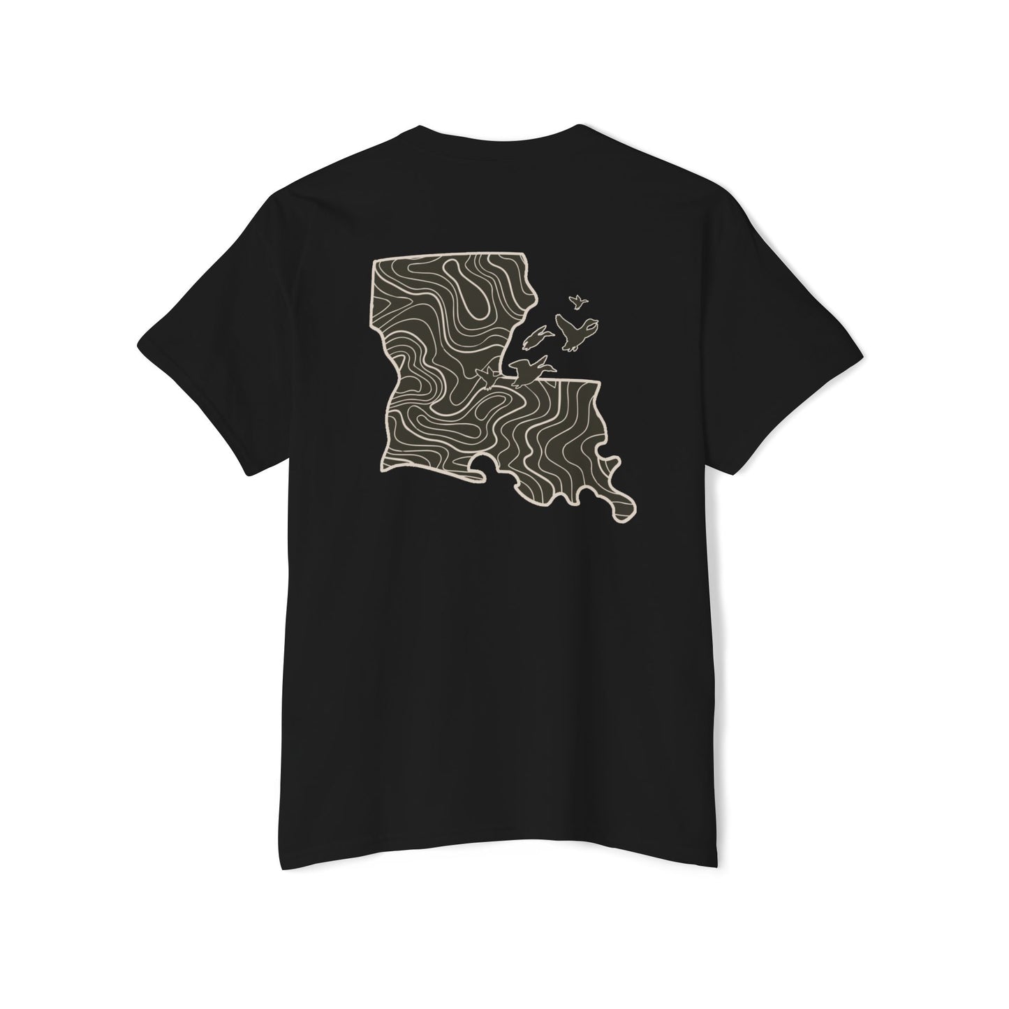 Topographic Boot Pocketed T-Shirt