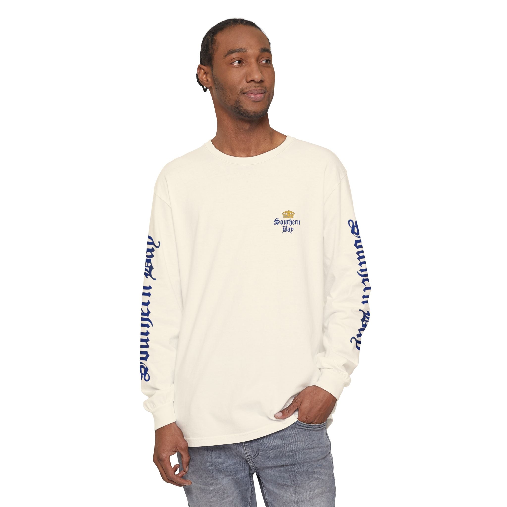 Unisex Garment-dyed Long Sleeve T-Shirt