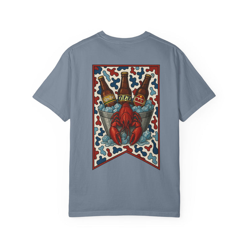 Crawfish Beer Bucket T-Shirt