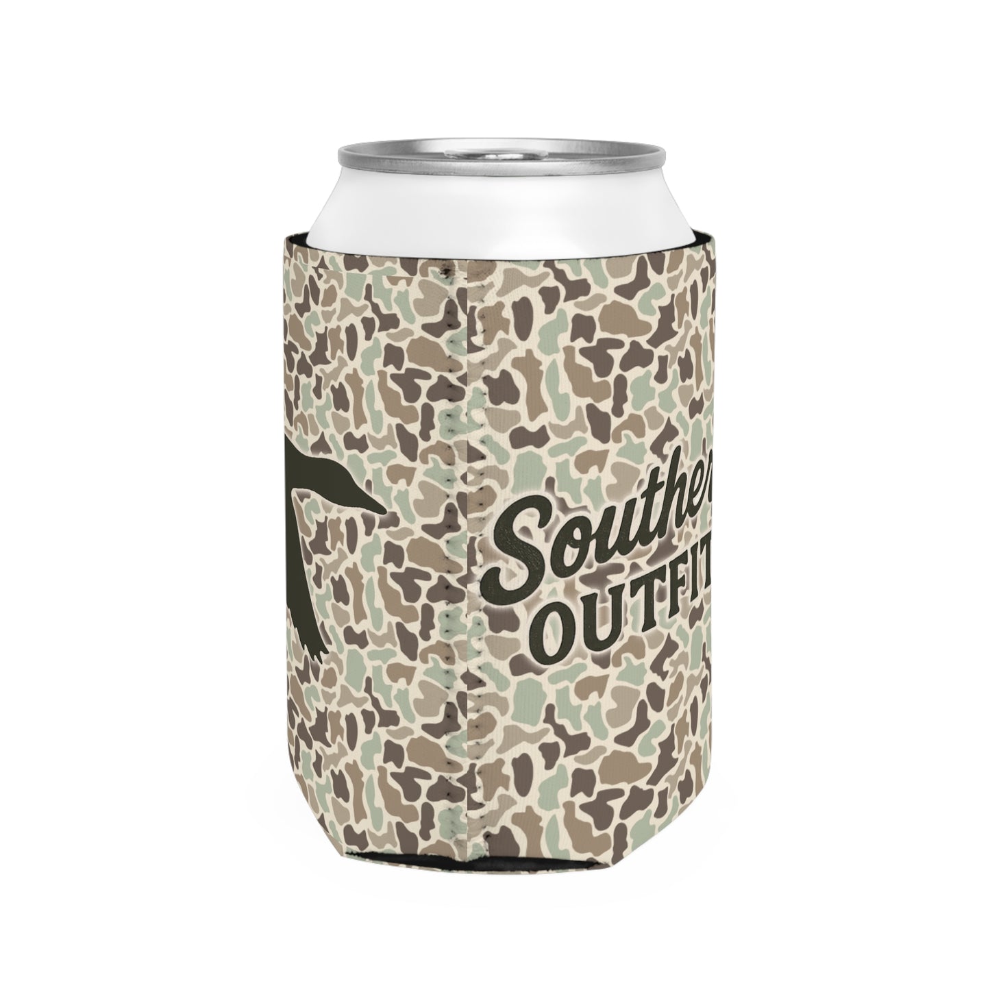 Camouflage Can Cooler Sleeve, Southern Bay Outfitters, Outdoor Gear, Hunting Accessories, Summer BBQ, Camping Essentials
